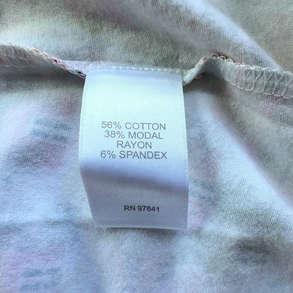 J JILL | NWOT HOUSE SKIRT PULL-ON A-LINE COTTON & MODAL PALM TREES | SMALL_7